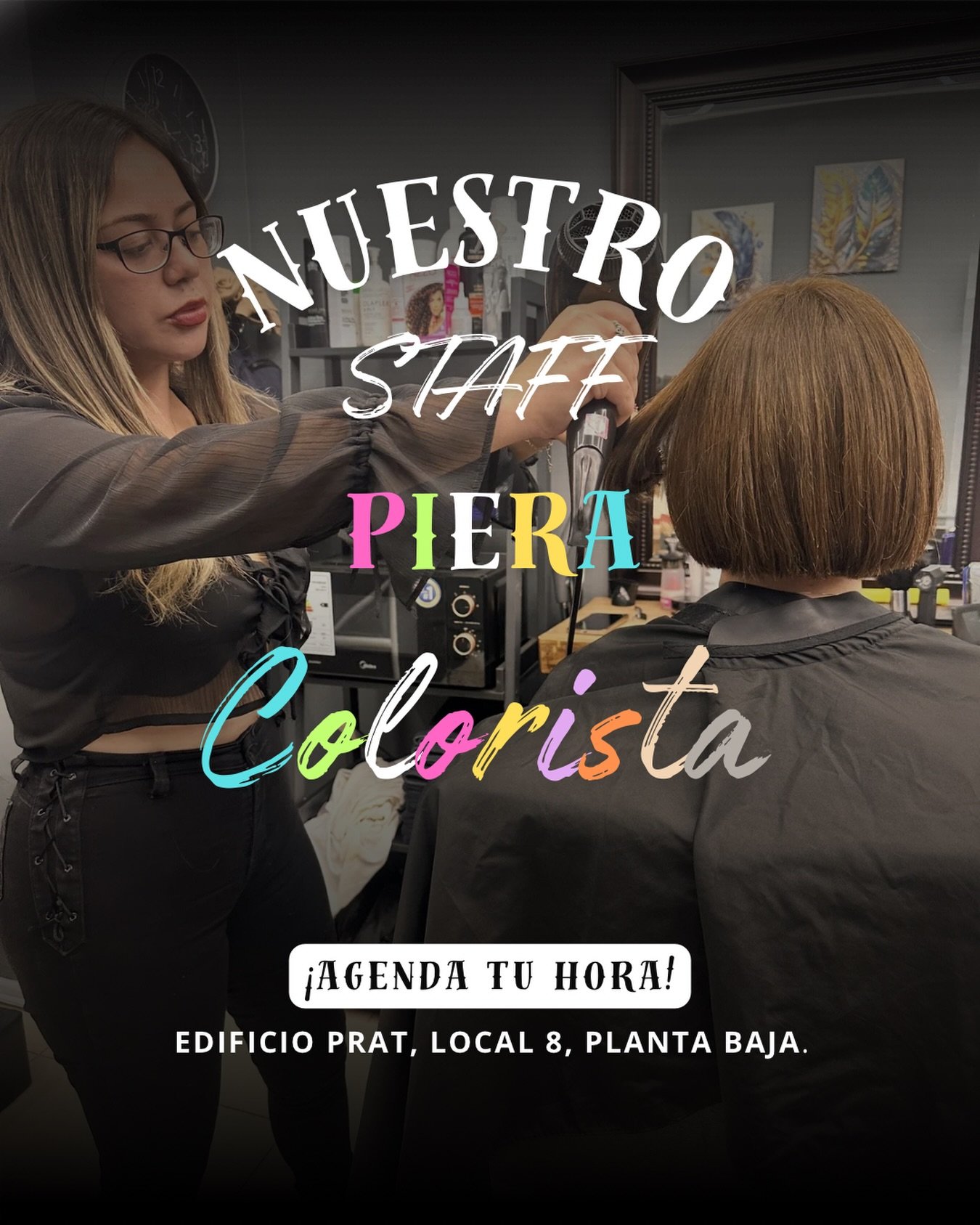 Colorista profesional realizando coloración en San Felipe