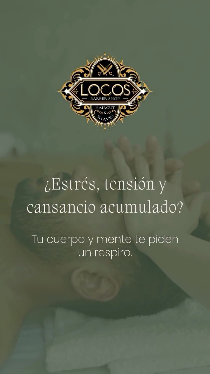 Masaje corporal relajante 60 minutos en Locos Barber